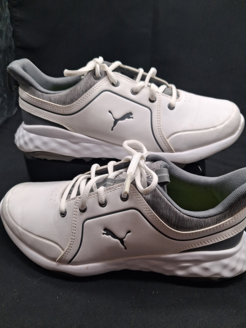 Puma Womens  White and Gray Golf Shoes